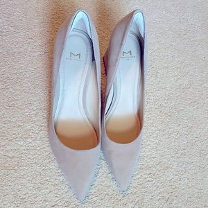 Marc Fisher Zala nude suede heel size 9